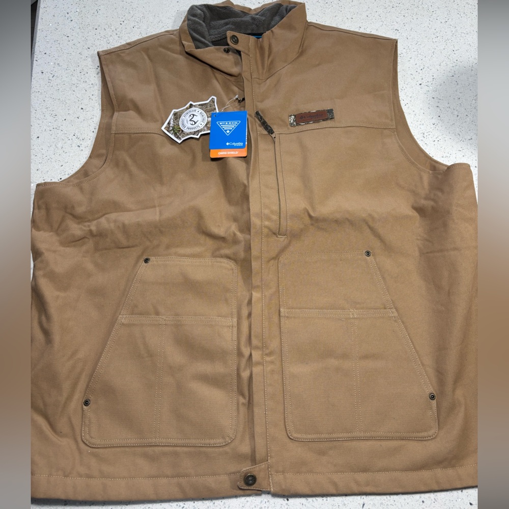 Columbia Men's Brown Outdoor Vest